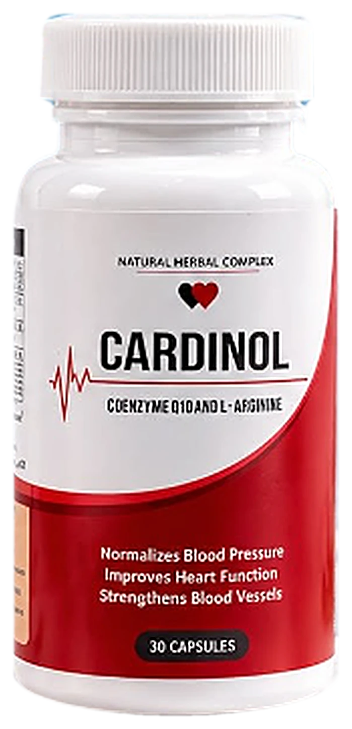 Cardinol capsules, 30 capsules: Coenzyme Q10 and L-Arginine
